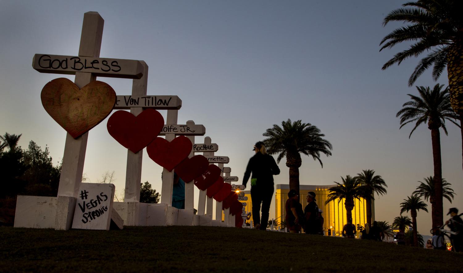 Illinois native Greg Zanis homemade crosses to pay tribute to the victims of the tragedy.