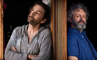 David Tennant (left) and Michael Sheen in Staged

